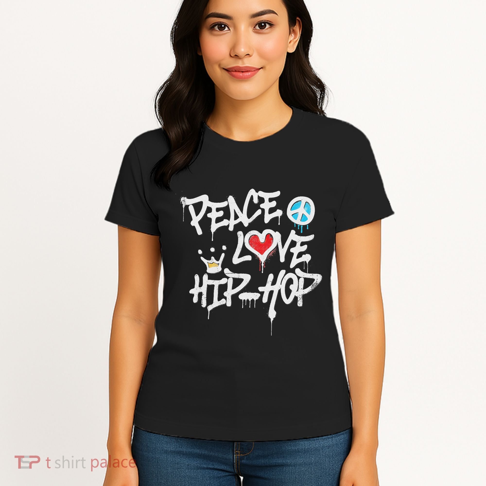Peace Love Hip Hop Dancing Women's T-Shirt