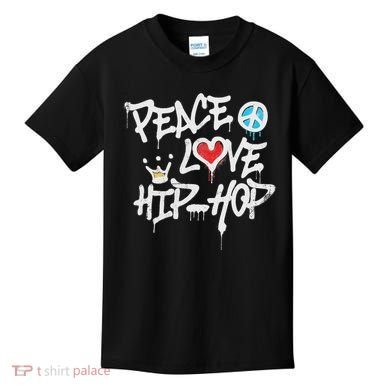Peace Love Hip Hop Dancing Kids T-Shirt