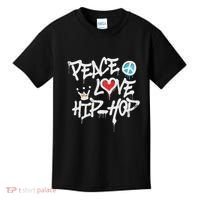 Peace Love Hip Hop Dancing Kids T-Shirt thumb 0