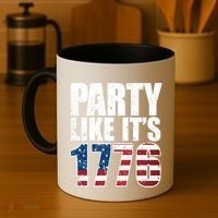 Party Like Its 1776 Coffee Mug thumb 4