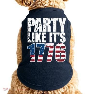 Party Like Its 1776 Doggie Tank