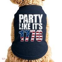 Party Like Its 1776 Doggie Tank thumb 0