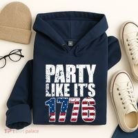 Party Like Its 1776 Hoodie thumb 4