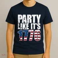 Party Like Its 1776 T-Shirt thumb 3