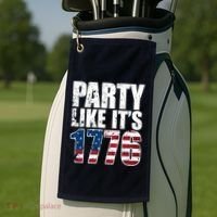 Party Like Its 1776 Golf Towel thumb 2