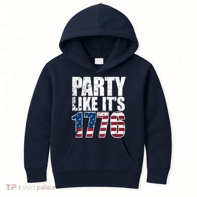 Party Like Its 1776 Kids Hoodie