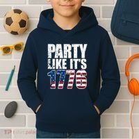 Party Like Its 1776 Kids Hoodie thumb 2