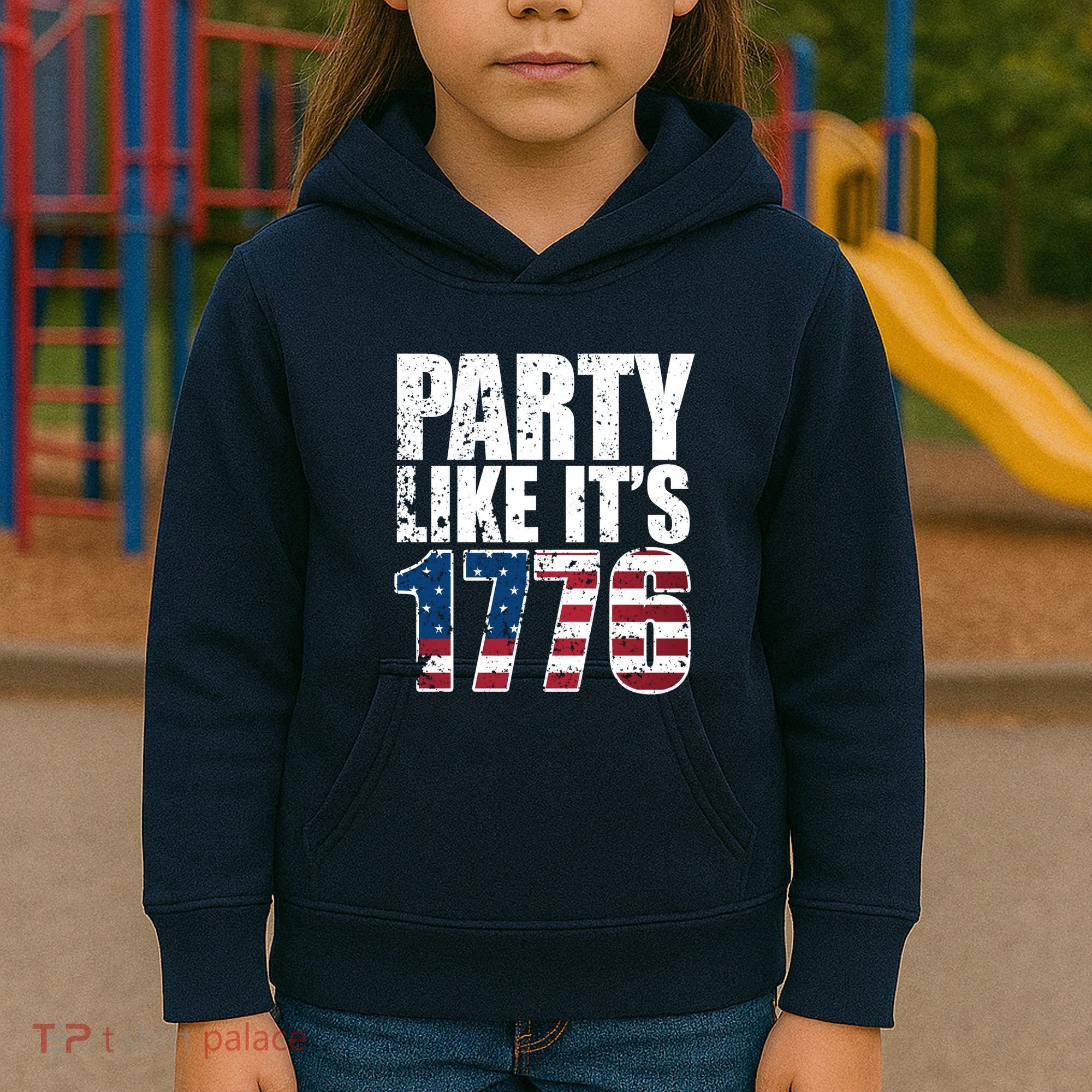 Party Like Its 1776 Kids Hoodie