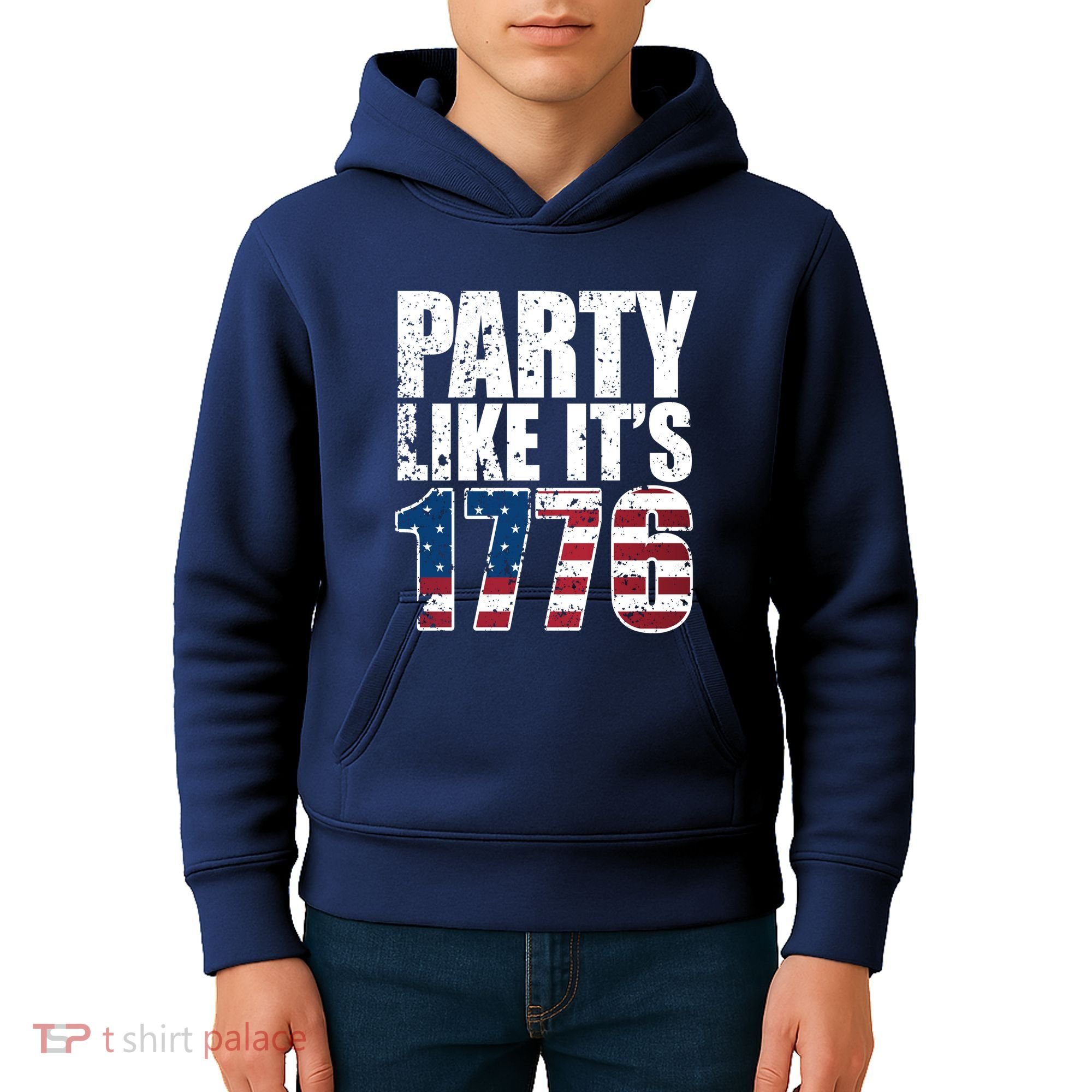 Party Like Its 1776 Kids Hoodie
