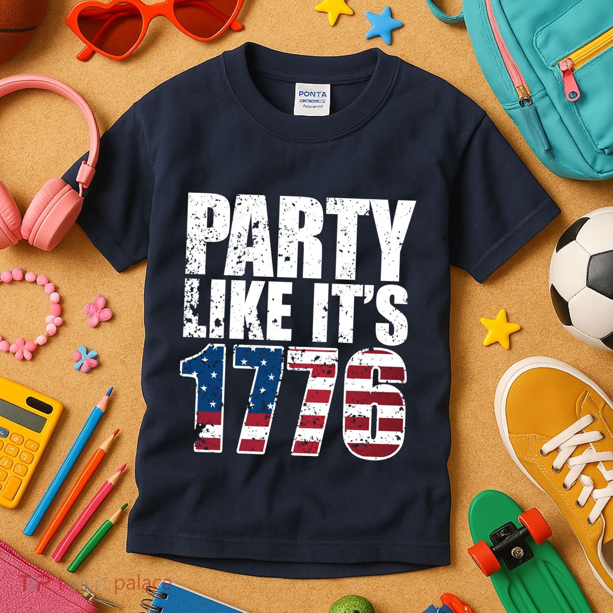 Party Like Its 1776 Kids T-Shirt