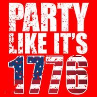 Party Like Its 1776 Santa Hat thumb 1