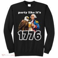 Party Like It's 1776 George Washington Bald Eagle Sweatshirt thumb 0