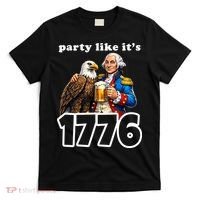 Party Like It's 1776 George Washington Bald Eagle T-Shirt thumb 0
