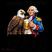 Party Like It's 1776 George Washington Bald Eagle Coffee Mug thumb 5