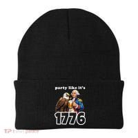 Party Like It's 1776 George Washington Bald Eagle Beanie thumb 0