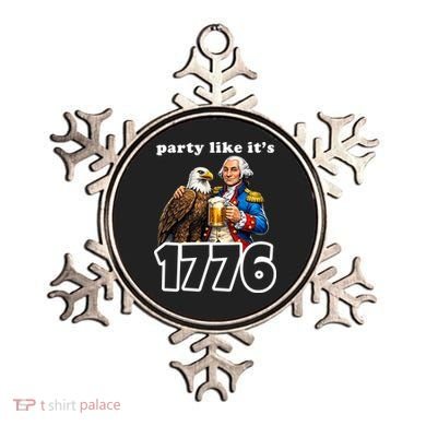 Party Like It's 1776 George Washington Bald Eagle Ornament