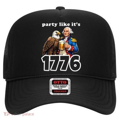 Party Like It's 1776 George Washington Bald Eagle Hat