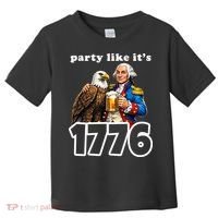 Party Like It's 1776 George Washington Bald Eagle Toddler T-Shirt thumb 0