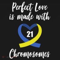 Perfect Love Is Made With 21 Chromosomes Down Syndrome Coaster thumb 2