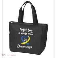 Perfect Love Is Made With 21 Chromosomes Down Syndrome Tote Bag thumb 3