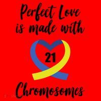 Perfect Love Is Made With 21 Chromosomes Down Syndrome Santa Hat thumb 1