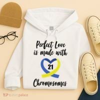 Perfect Love Is Made With 21 Chromosomes Down Syndrome Hoodie thumb 4
