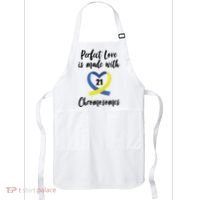 Perfect Love Is Made With 21 Chromosomes Down Syndrome Apron thumb 0