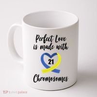 Perfect Love Is Made With 21 Chromosomes Down Syndrome Coffee Mug thumb 0