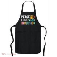 Peace Love Inclusion For A Sped Teacher Apron thumb 0