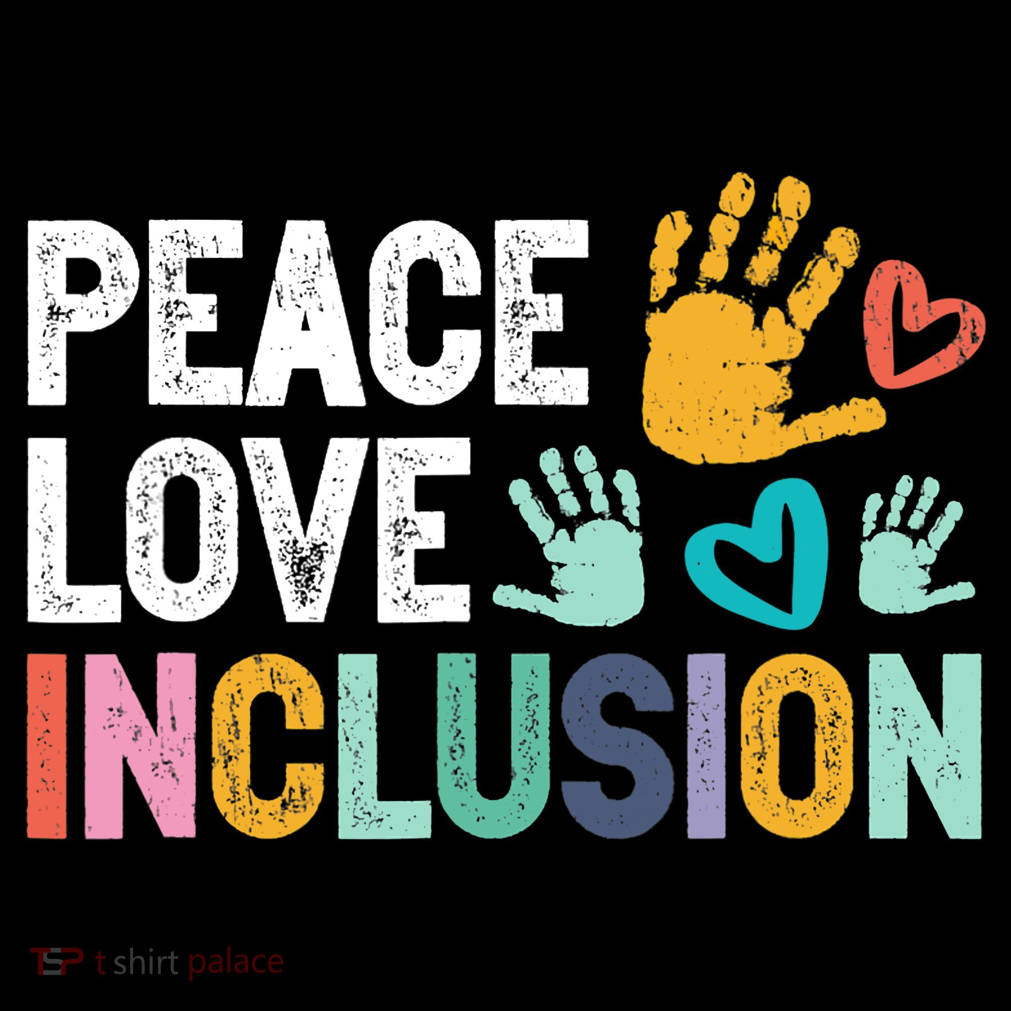 Peace Love Inclusion For A Sped Teacher T-Shirt