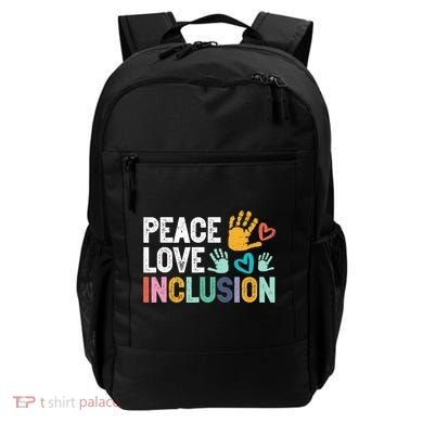 Peace Love Inclusion For A Sped Teacher Backpack
