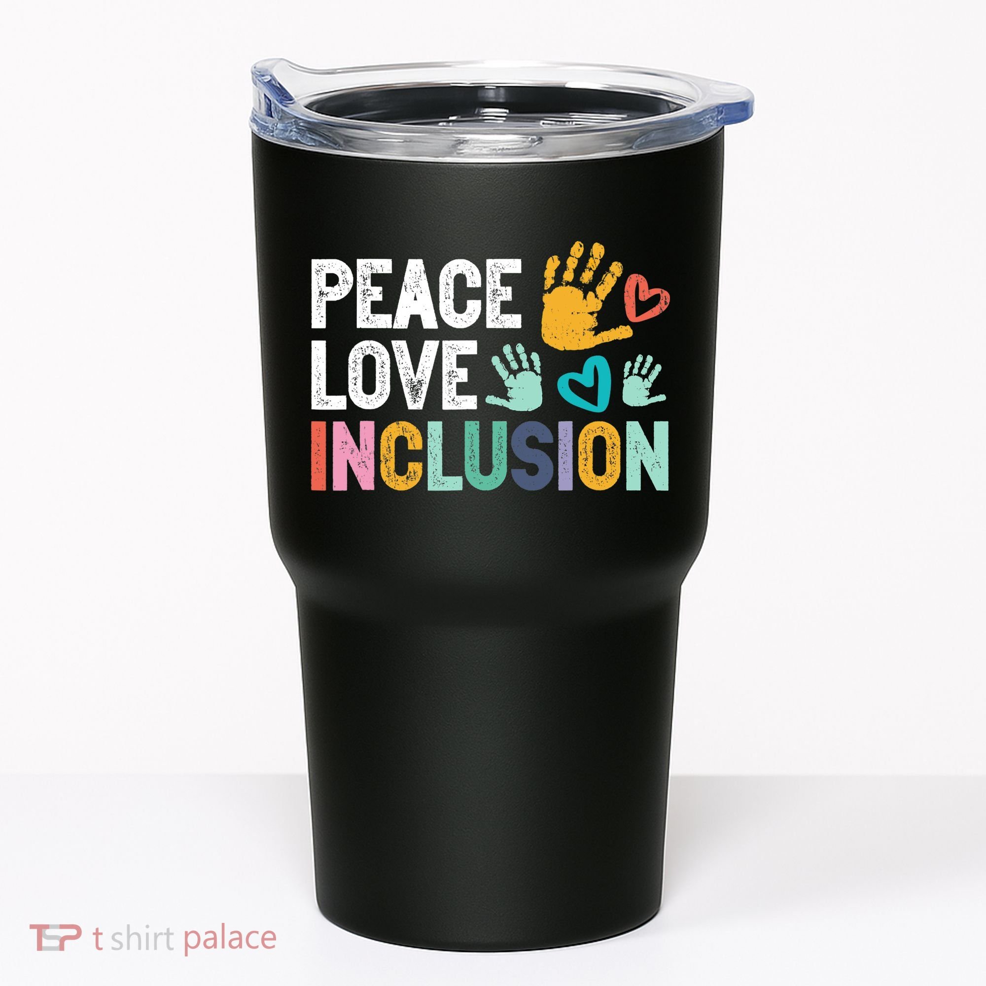 Peace Love Inclusion For A Sped Teacher Tumbler