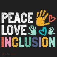Peace Love Inclusion For A Sped Teacher Tumbler thumb 3