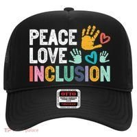Peace Love Inclusion For A Sped Teacher Hat thumb 0