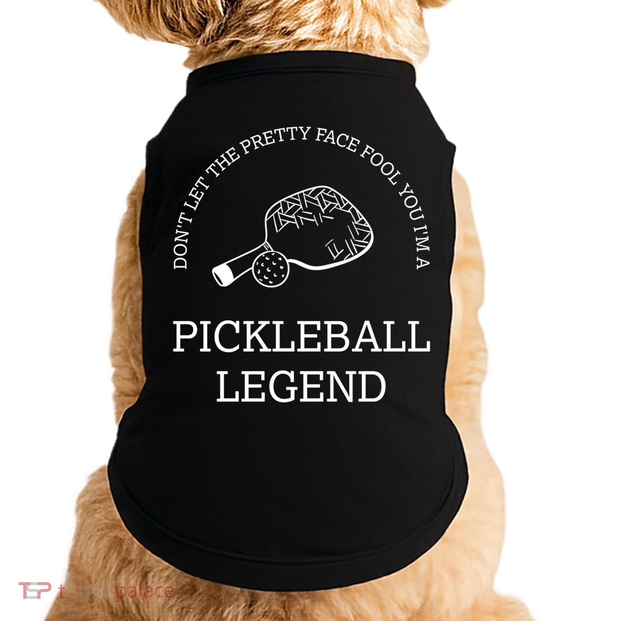 Pickleball Legend Ironic Saying Hobby Sports Dinking Cool Gift Doggie Tank