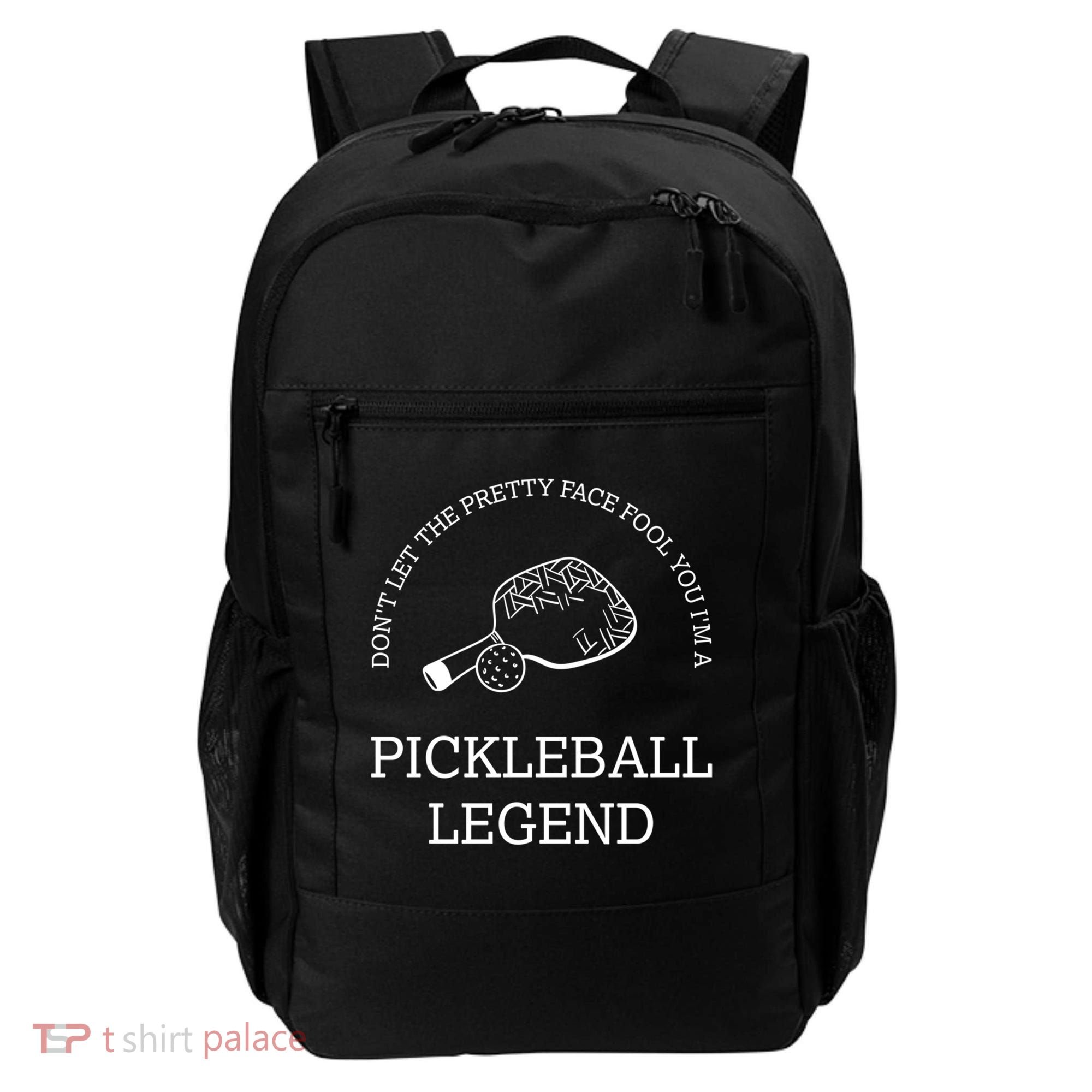 Pickleball Legend Ironic Saying Hobby Sports Dinking Cool Gift Backpack