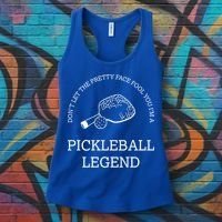 Pickleball Legend Ironic Saying Hobby Sports Dinking Cool Gift Women's Tank Top thumb 3