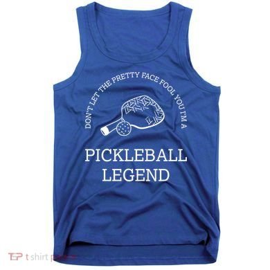 Pickleball Legend Ironic Saying Hobby Sports Dinking Cool Gift Tank Top