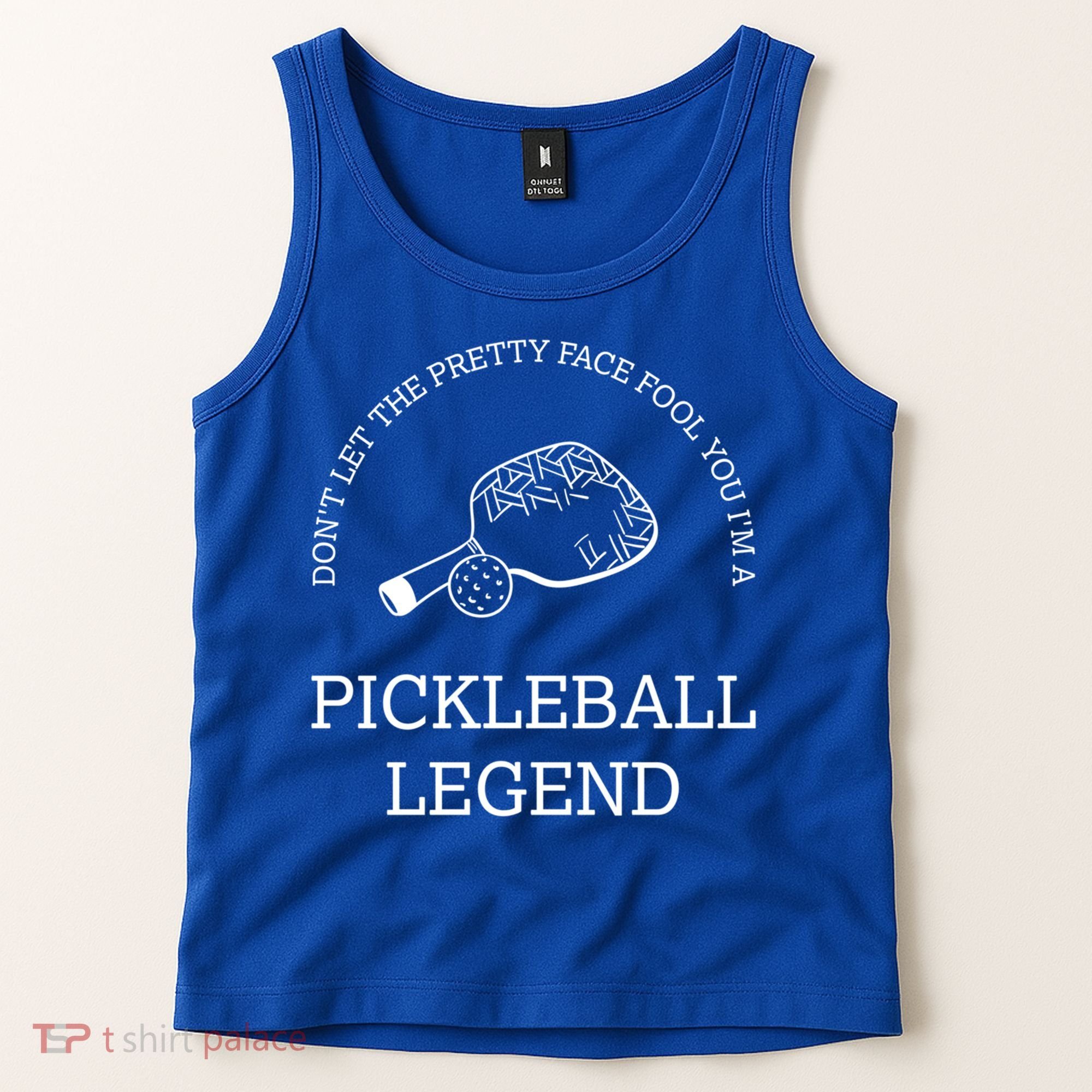 Pickleball Legend Ironic Saying Hobby Sports Dinking Cool Gift Tank Top