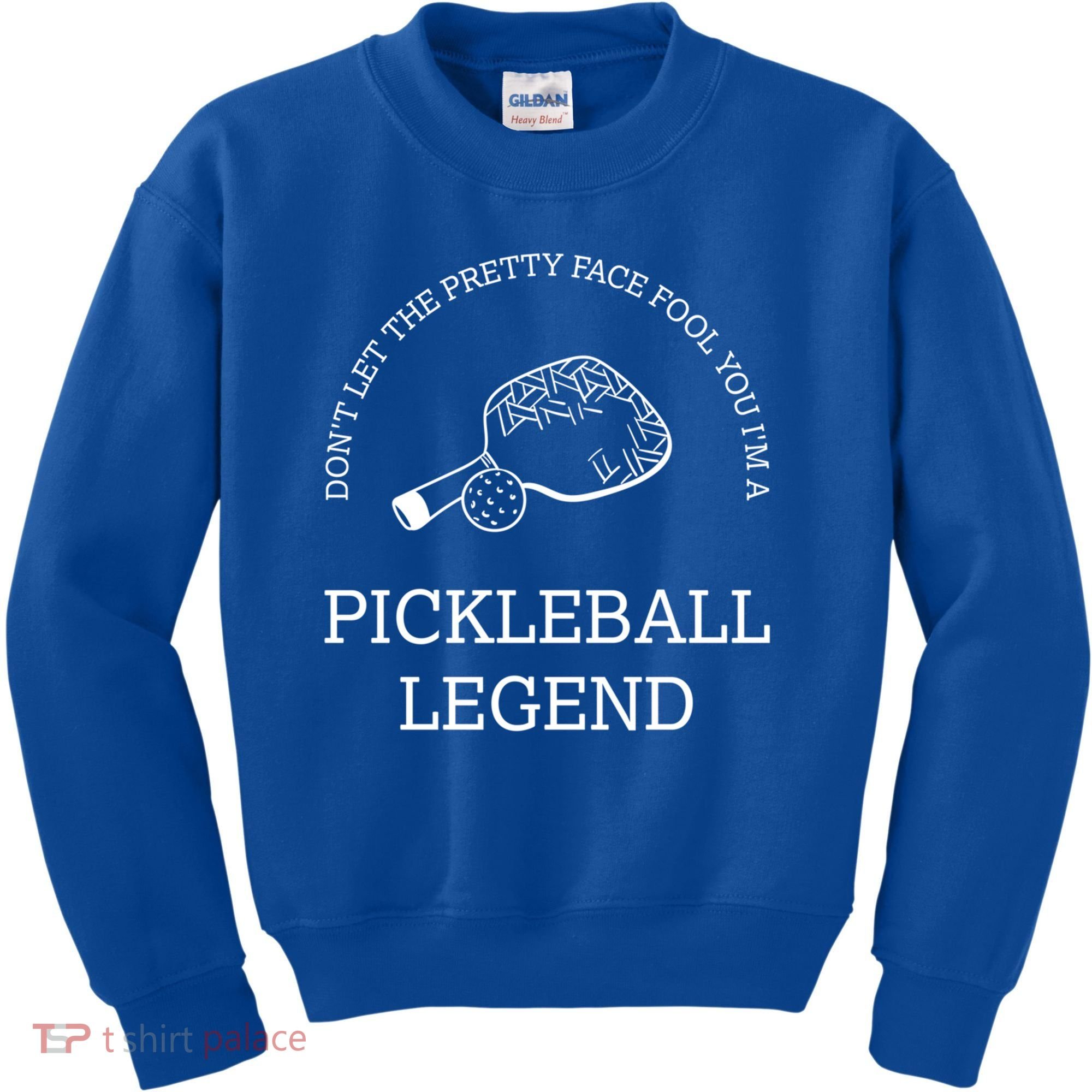 Pickleball Legend Ironic Saying Hobby Sports Dinking Cool Gift Kids Sweatshirt