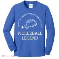 Pickleball Legend Ironic Saying Hobby Sports Dinking Cool Gift Kids Long Sleeve Shirt thumb 0