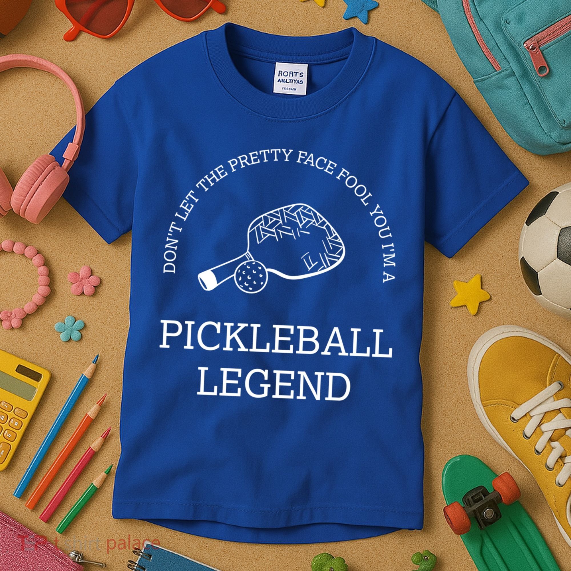 Pickleball Legend Ironic Saying Hobby Sports Dinking Cool Gift Kids T-Shirt