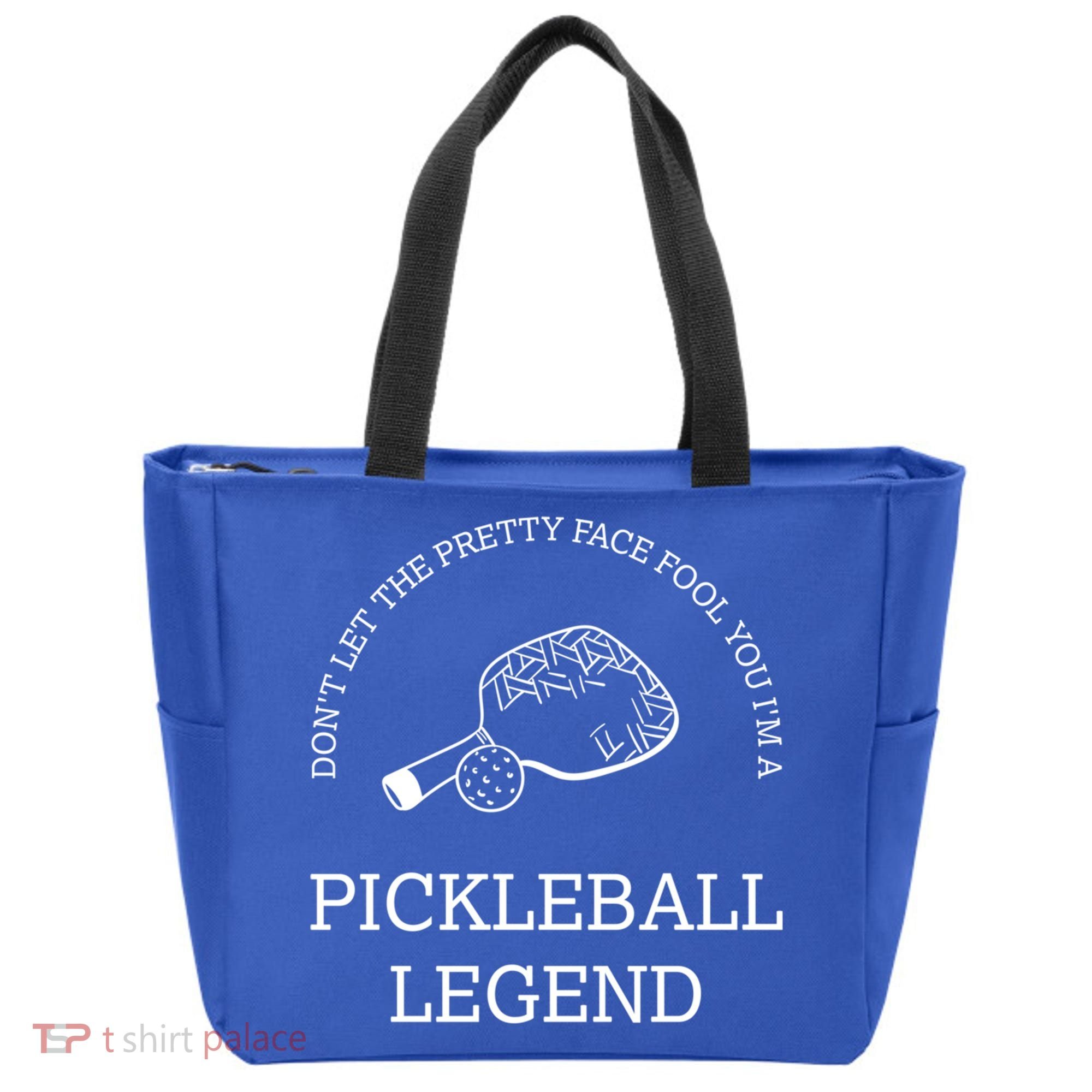 Pickleball Legend Ironic Saying Hobby Sports Dinking Cool Gift Tote Bag