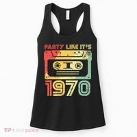 Party Like Its 1970 Retro 70s Party Outfit Costume Women's Tank Top thumb 0