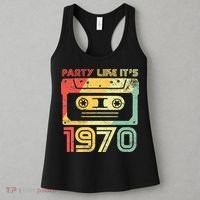 Party Like Its 1970 Retro 70s Party Outfit Costume Women's Tank Top thumb 3
