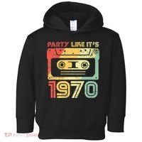 Party Like Its 1970 Retro 70s Party Outfit Costume Toddler Hoodie thumb 0