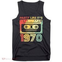 Party Like Its 1970 Retro 70s Party Outfit Costume Tank Top thumb 0