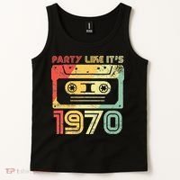 Party Like Its 1970 Retro 70s Party Outfit Costume Tank Top thumb 2