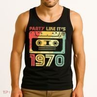 Party Like Its 1970 Retro 70s Party Outfit Costume Tank Top thumb 3