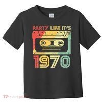 Party Like Its 1970 Retro 70s Party Outfit Costume Toddler T-Shirt thumb 0